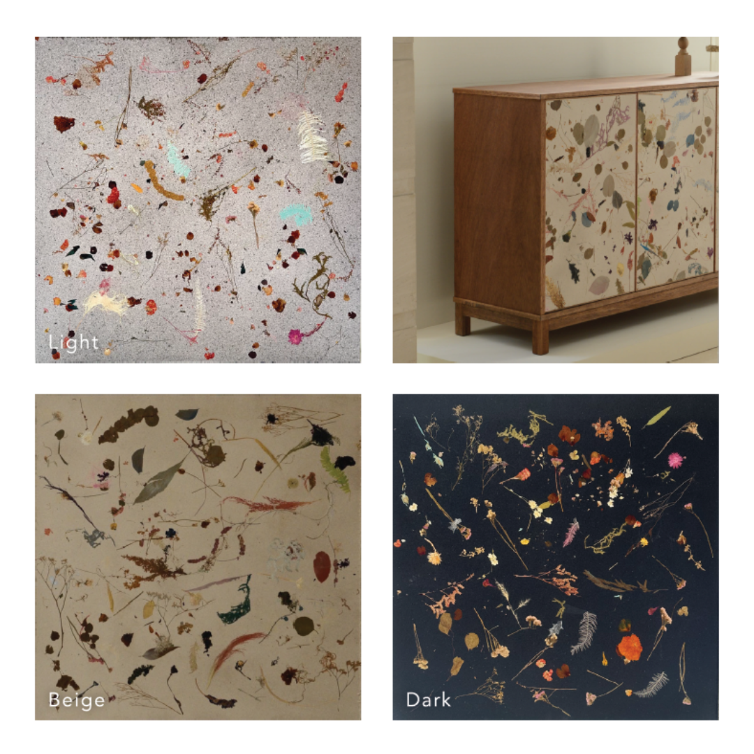 【SAMPLE】PANECO® LOSSFLOWER BOARD  カットサンプル  300mm角