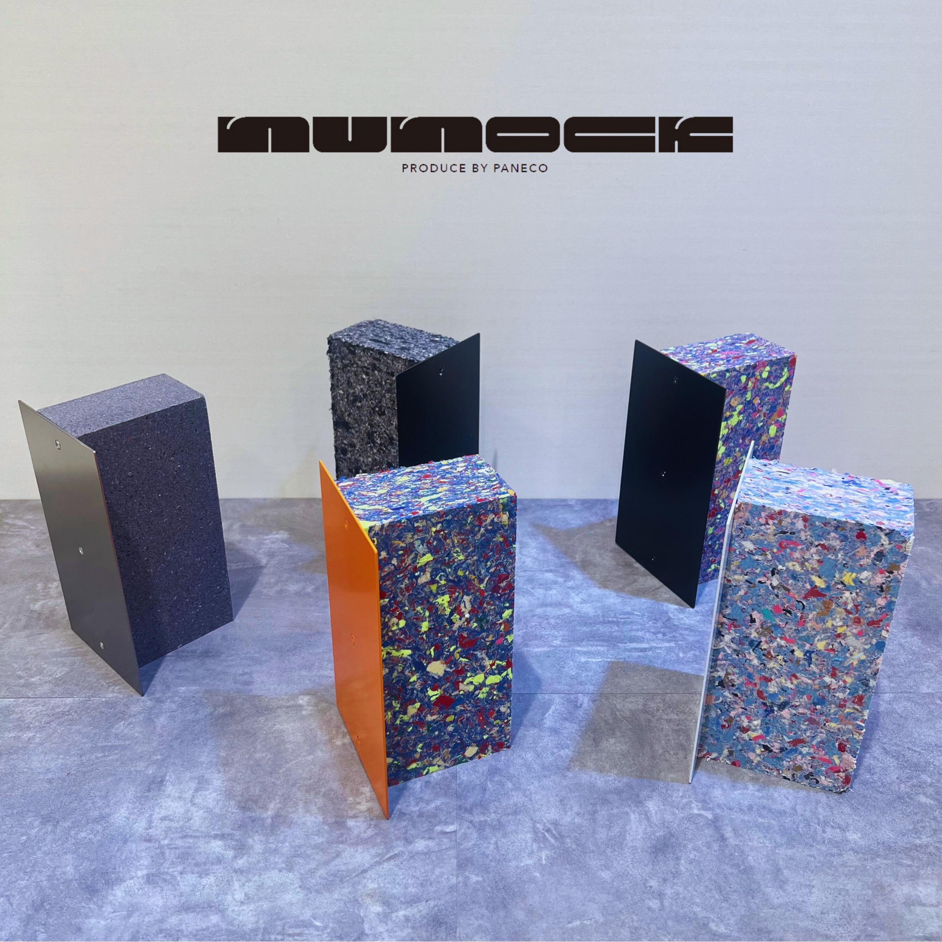 ねこのブックエンド nunock bookend ブックエンド 衣類から作られたブックエンド – ATELIER